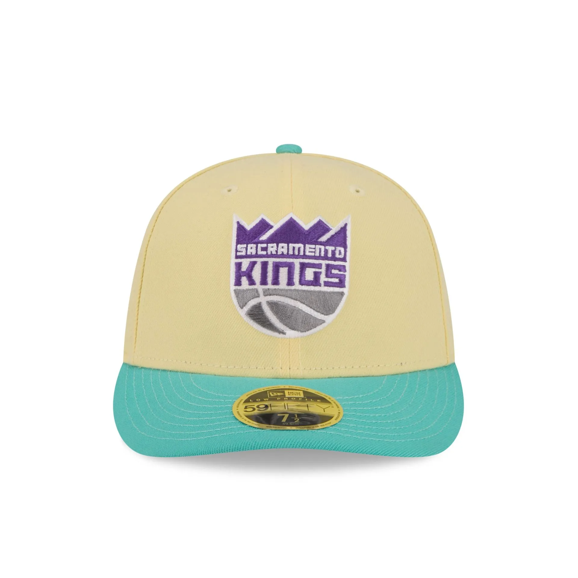 Sacramento Kings Soft Yellow Low Profile 59FIFTY Fitted Hat sold by New Era product image thumbnail 2