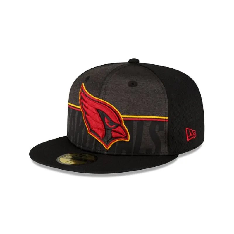 Arizona Cardinals 2023 Training Black 59FIFTY Fitted Hat sold by New Era