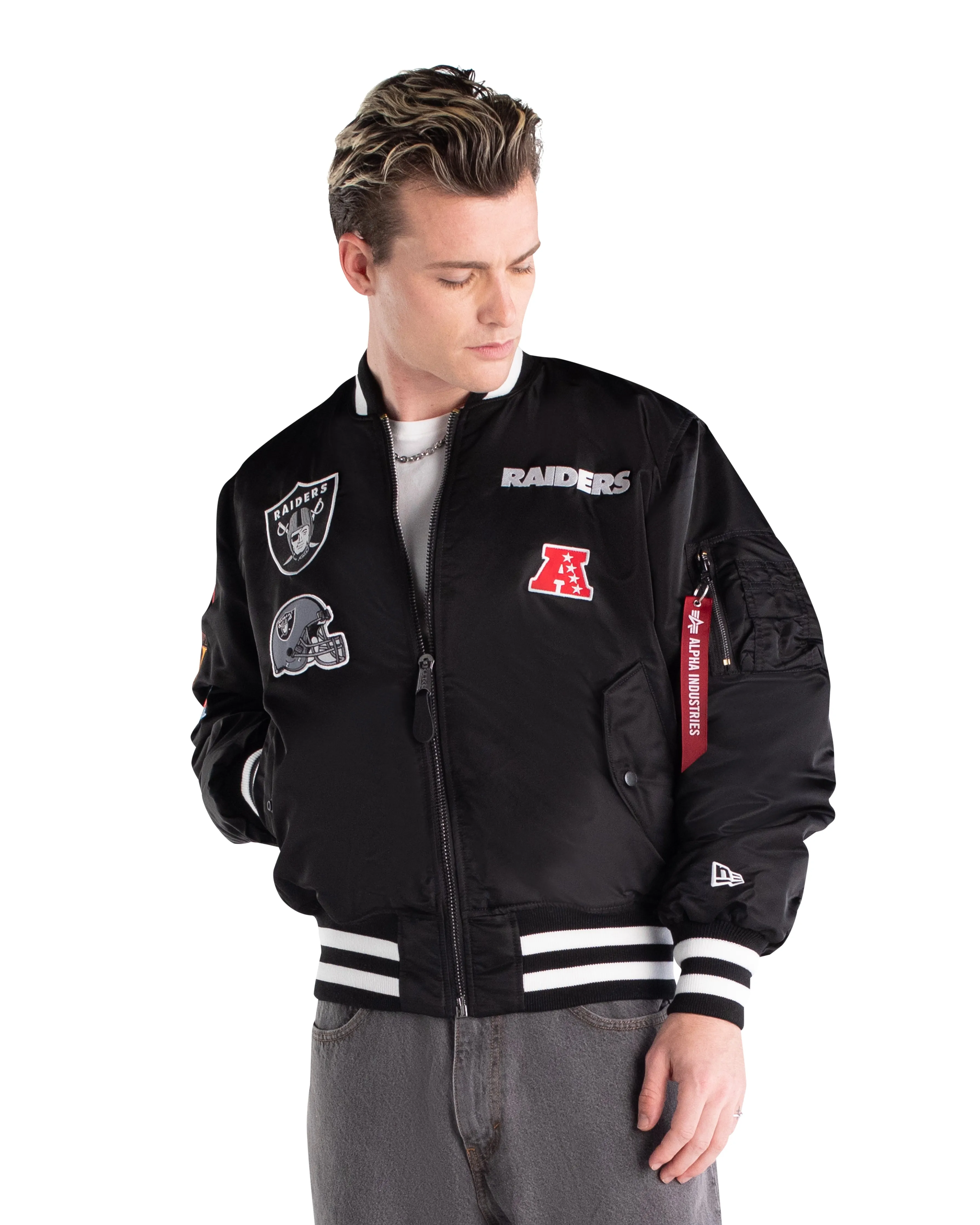 Alpha Industries X Chicago Bears MA-1 Bomber Jacket sold by New Era product image thumbnail 2