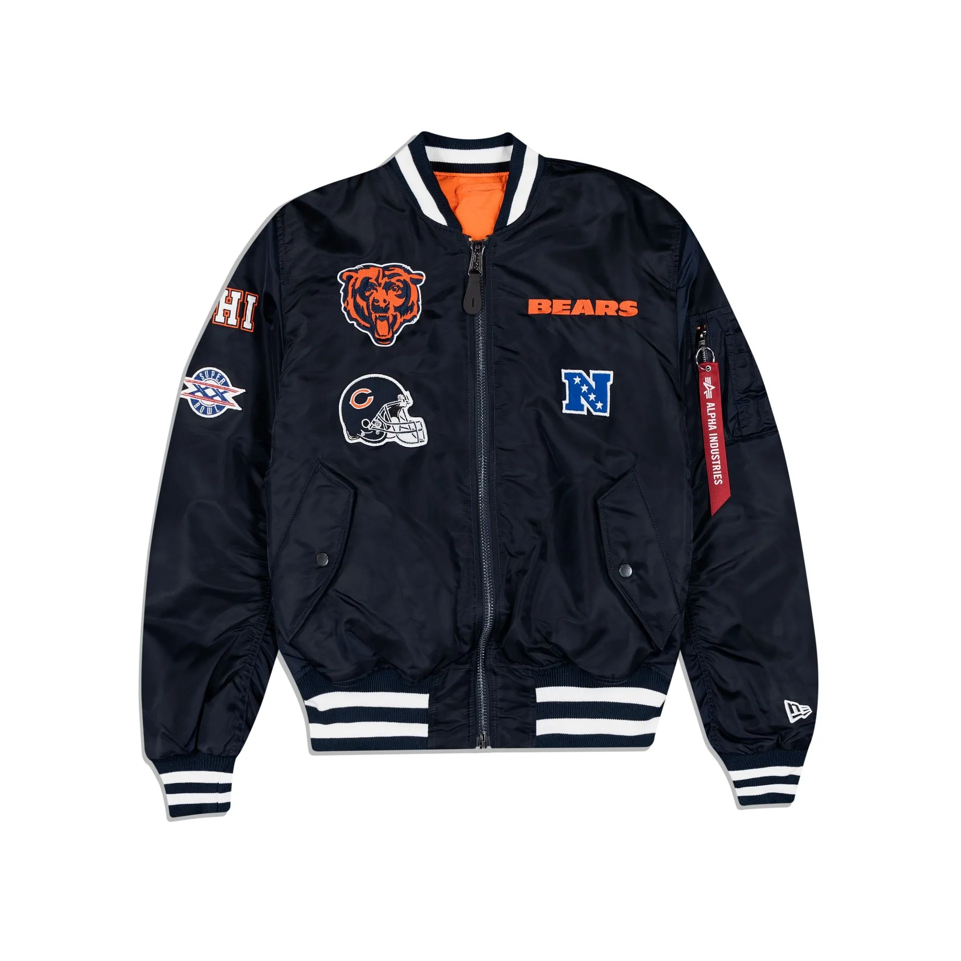 Alpha Industries X Chicago Bears MA-1 Bomber Jacket sold by New Era