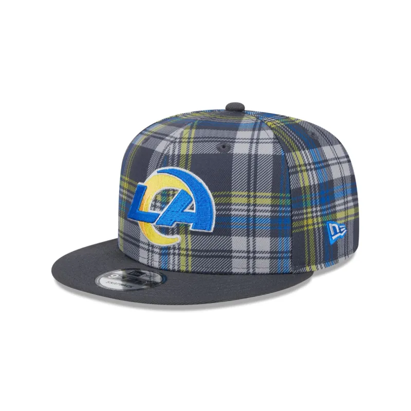 Los Angeles Rams 2024 Sideline Statement Gray 9FIFTY Snapback Hat sold by New Era