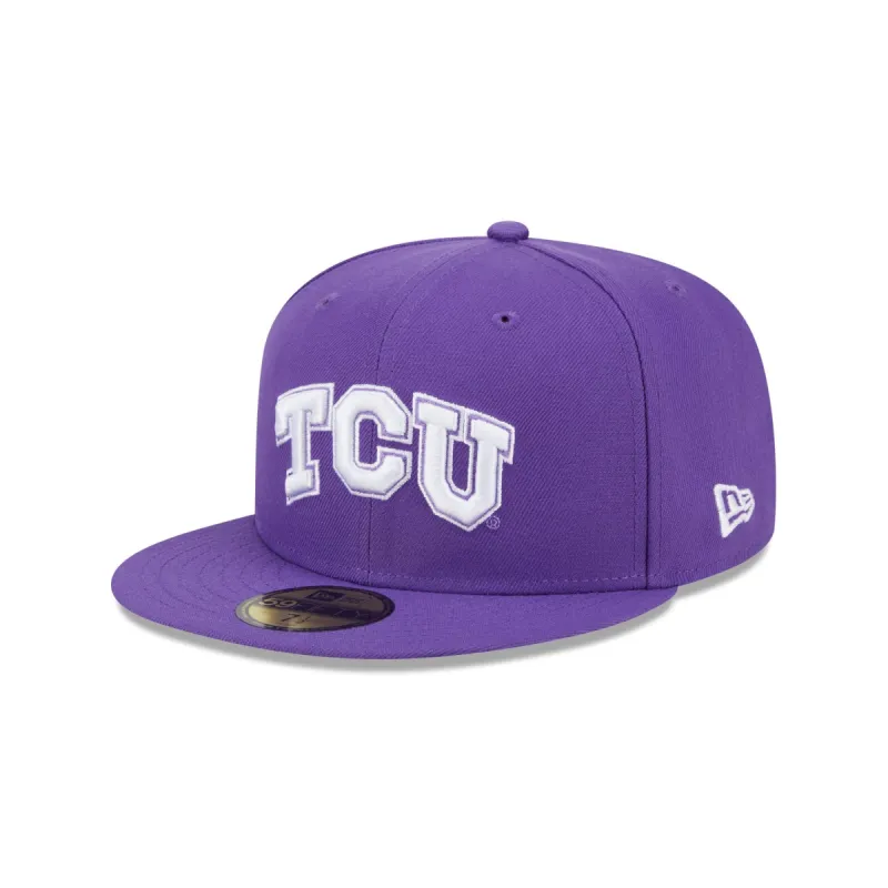 TCU Horned Frogs Purple 59FIFTY Fitted Hat sold by New Era