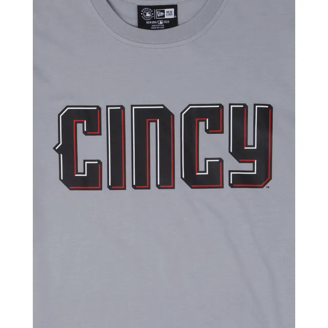 Cincinnati Reds City Connect Gray T-Shirt sold by New Era product image thumbnail 3