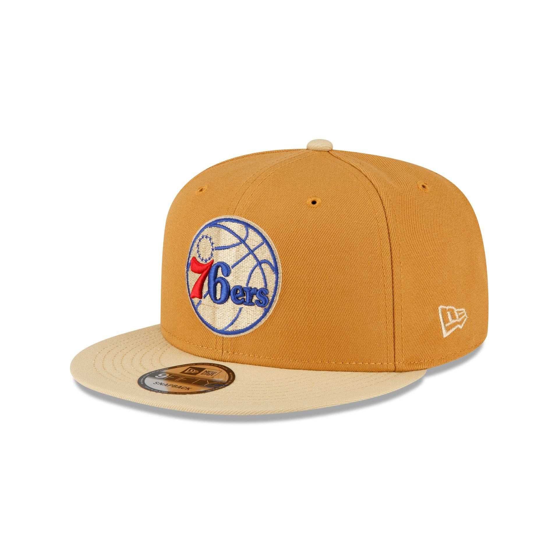 Philadelphia 76ers Oatmeal 9FIFTY Snapback Hat sold by New Era