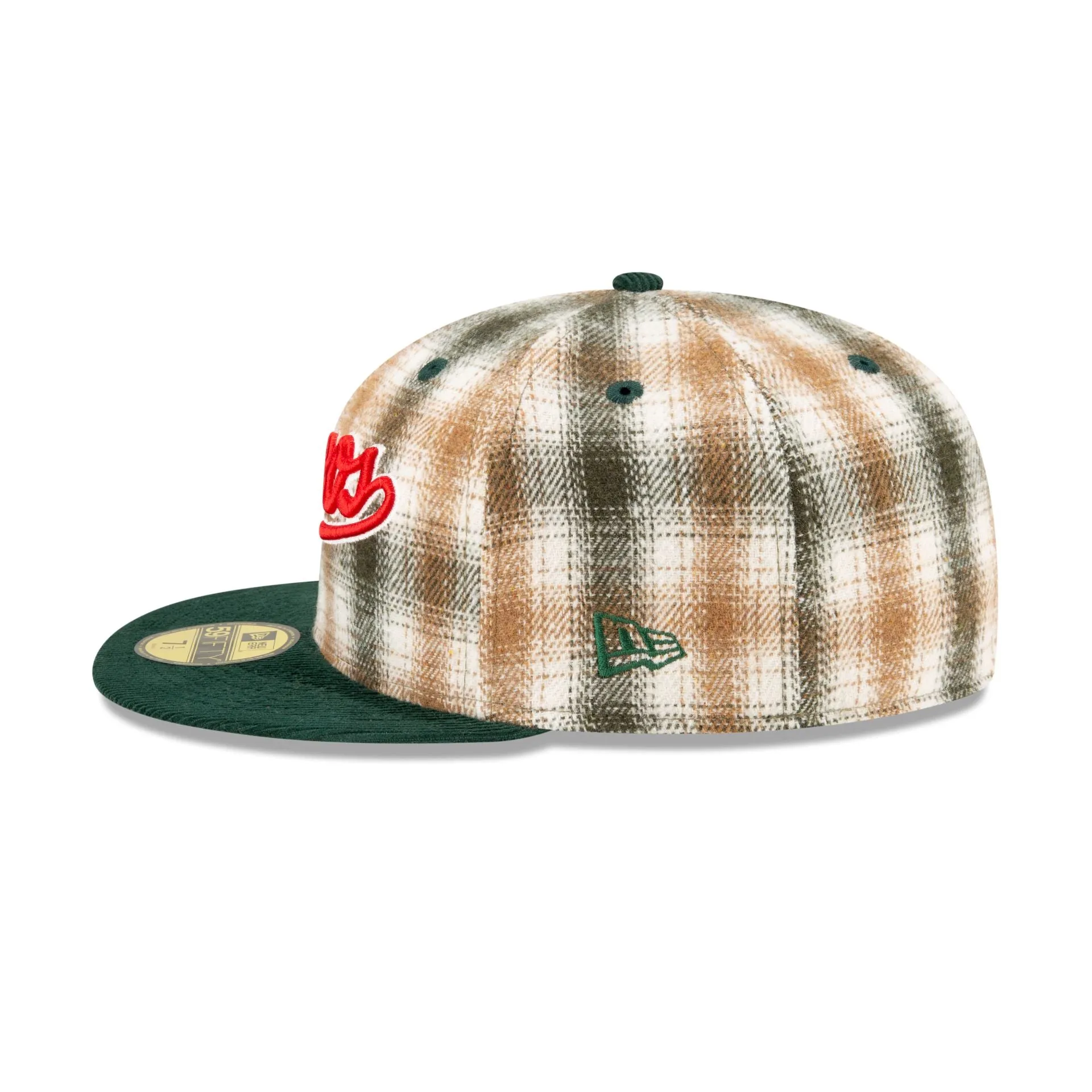 Just Caps Plaid Montreal Expos 59FIFTY Fitted Hat sold by New Era product image thumbnail 5