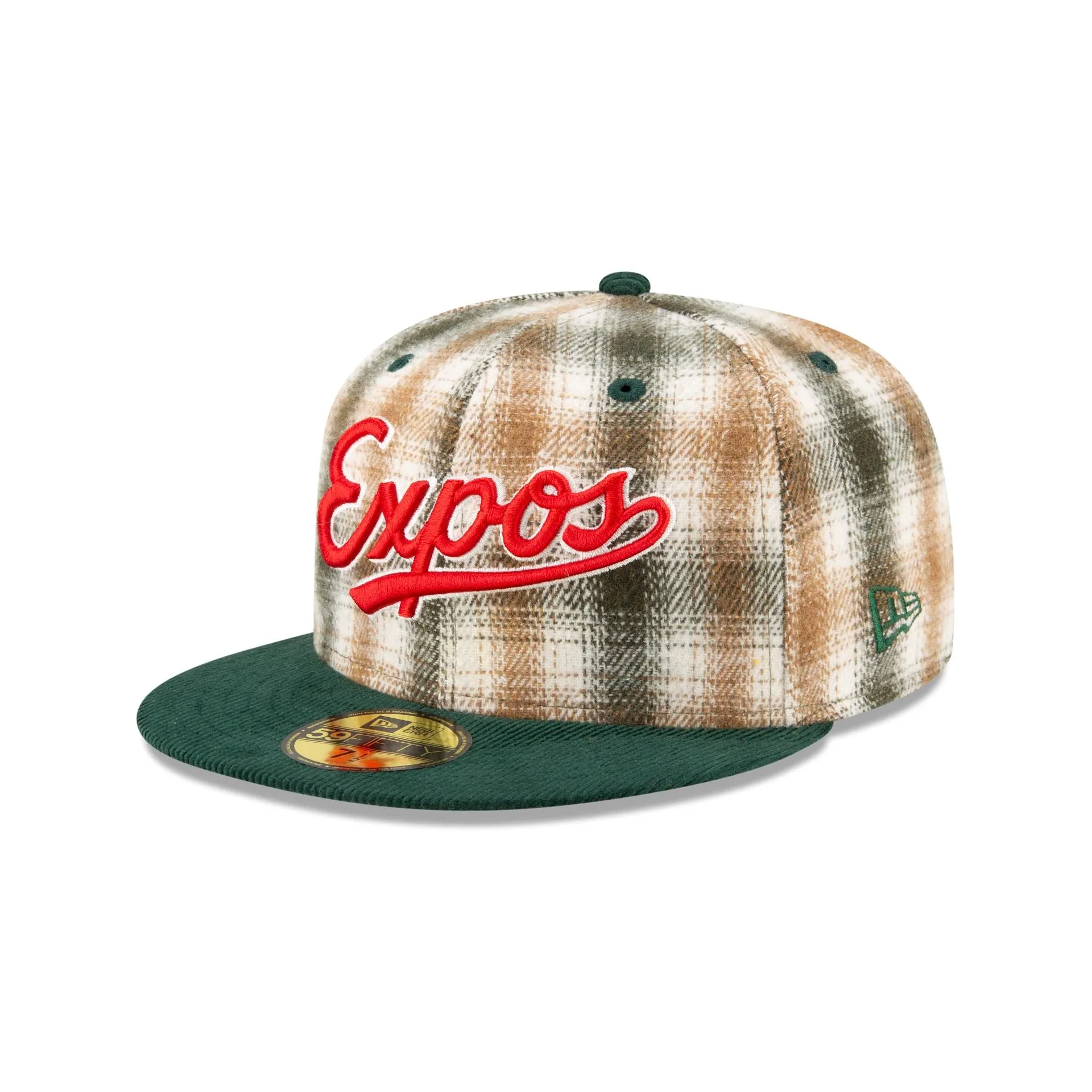 Just Caps Plaid Montreal Expos 59FIFTY Fitted Hat sold by New Era product image thumbnail 3