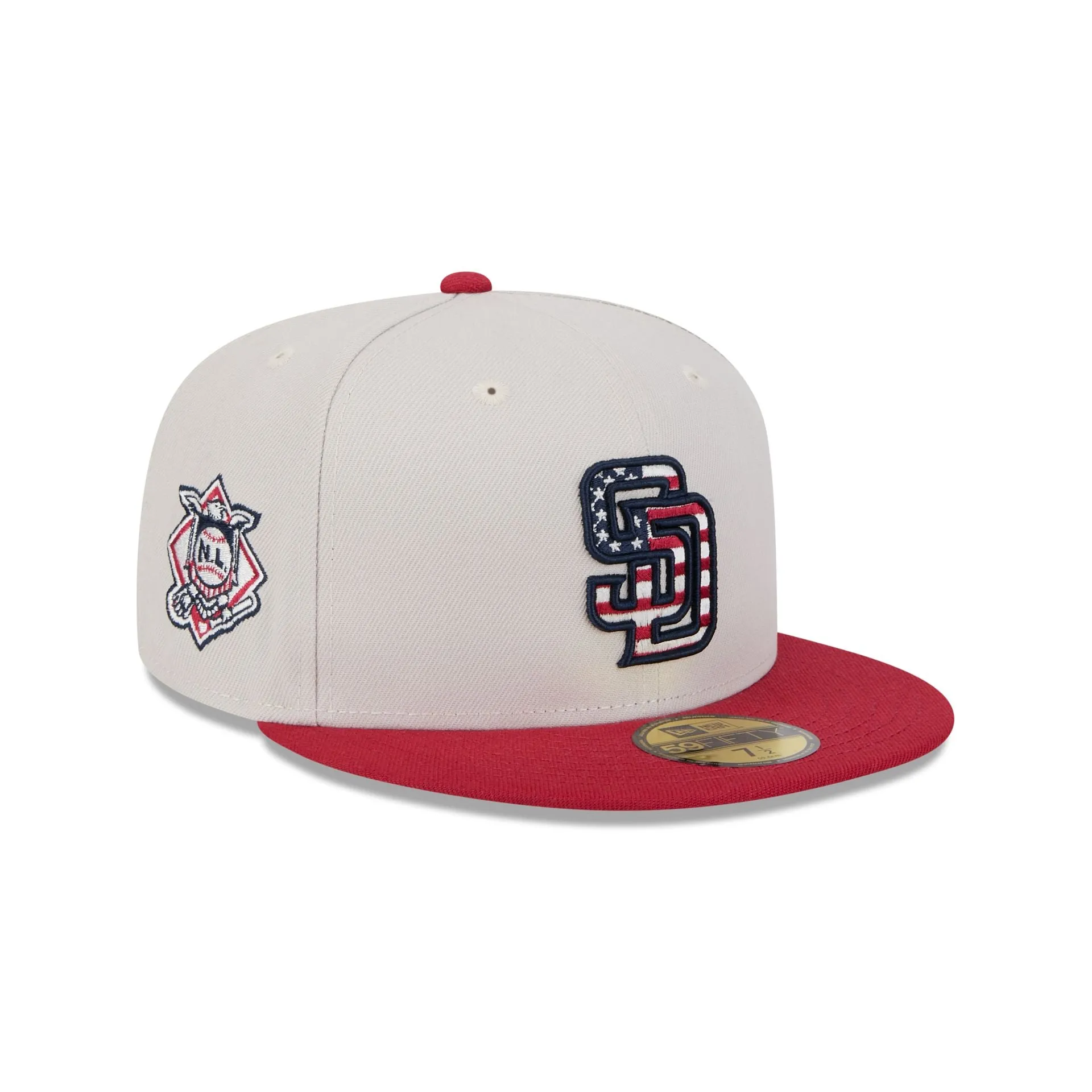 San Diego Padres Independence Day 2024 59FIFTY Fitted Hat sold by New Era