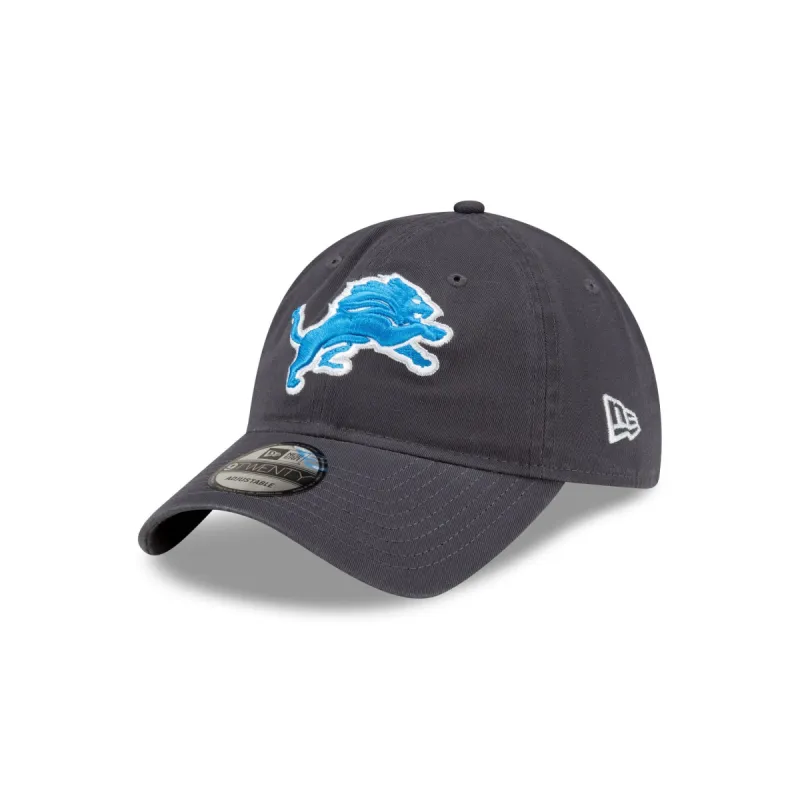 Detroit Lions NFL Core Classic Graphite 9TWENTY Adjustable sold by New Era