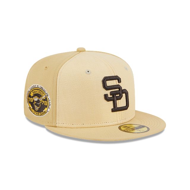 San Diego Padres Raffia Front 59FIFTY Fitted sold by New Era