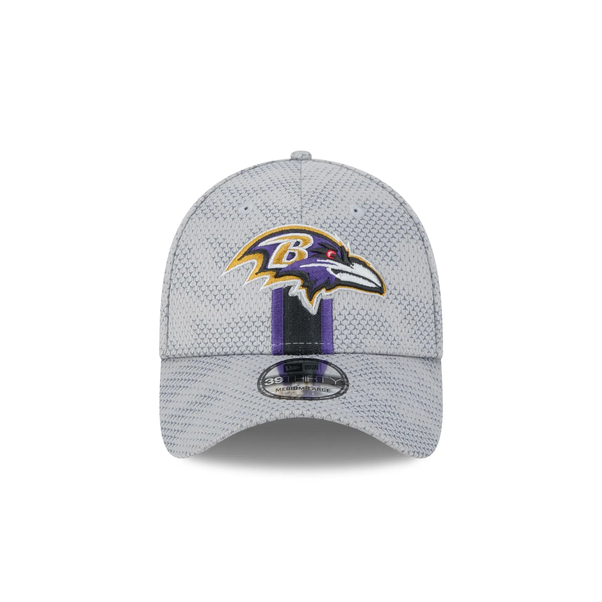 Baltimore Ravens 2024 Sideline Gray 39THIRTY Stretch Fit Hat sold by New Era product image thumbnail 2