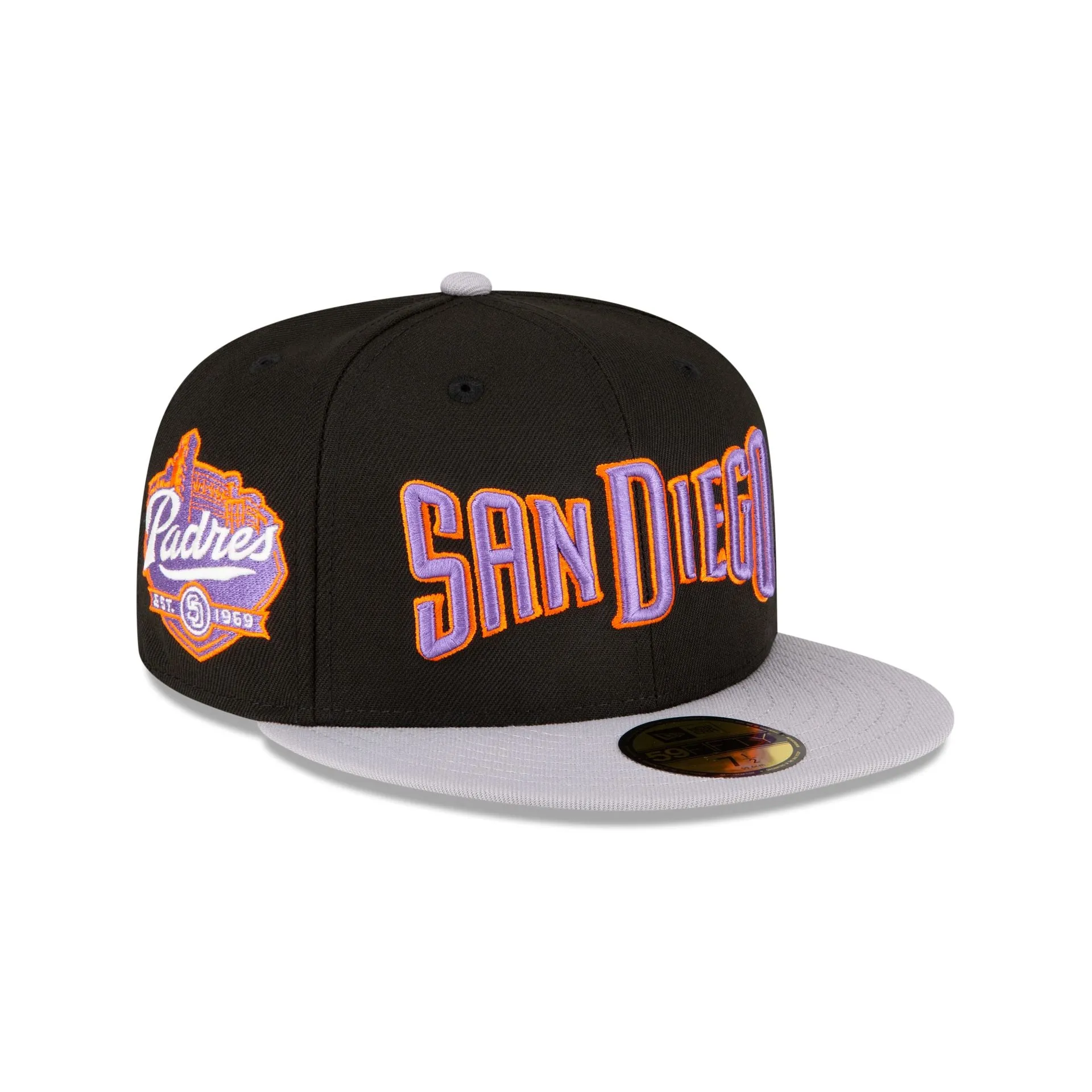 Just Caps Ghost Night San Diego Padres 59FIFTY Fitted Hat sold by New Era