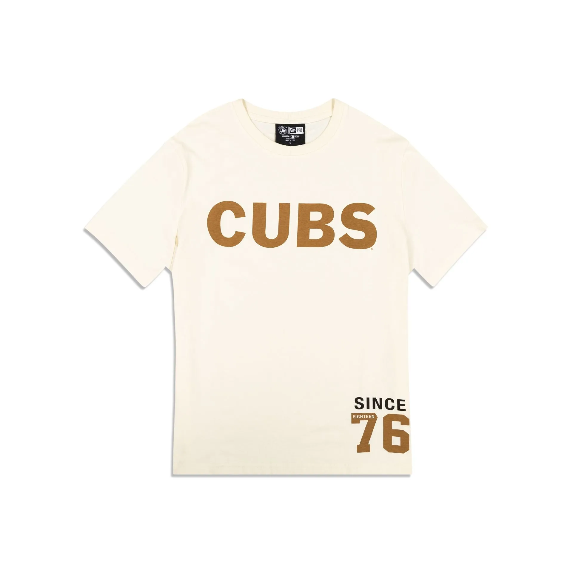 Chicago Cubs Cord White T-Shirt sold by New Era