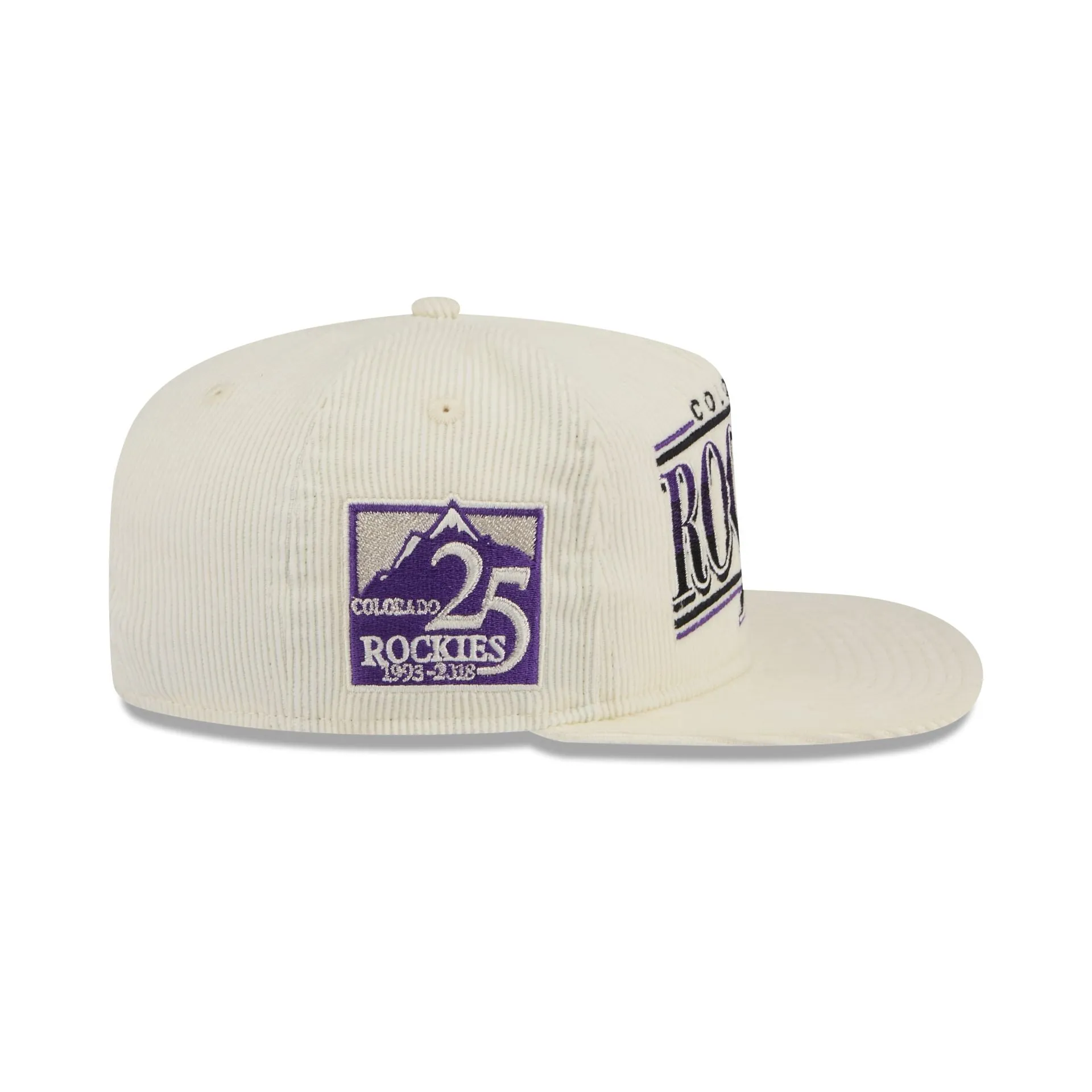 Colorado Rockies Throwback Corduroy Golfer Hat sold by New Era product image thumbnail 4