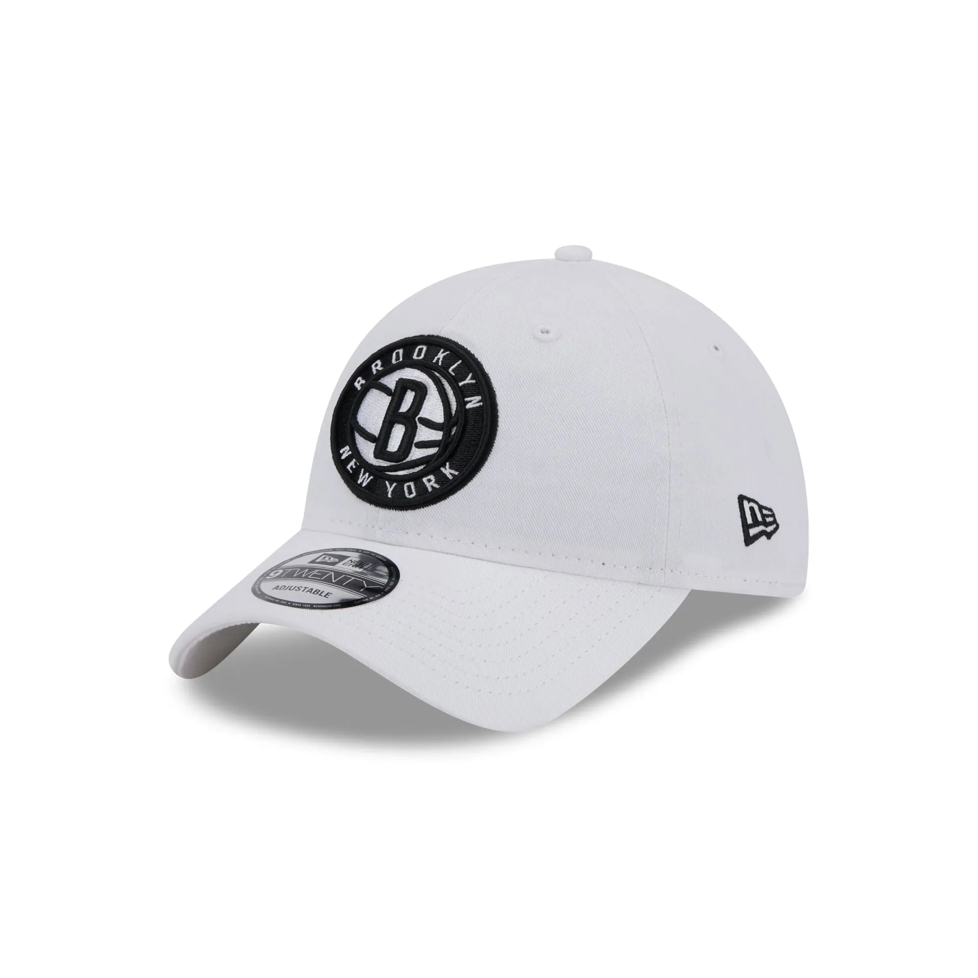 Brooklyn Nets White 9TWENTY Adjustable Hat sold by New Era