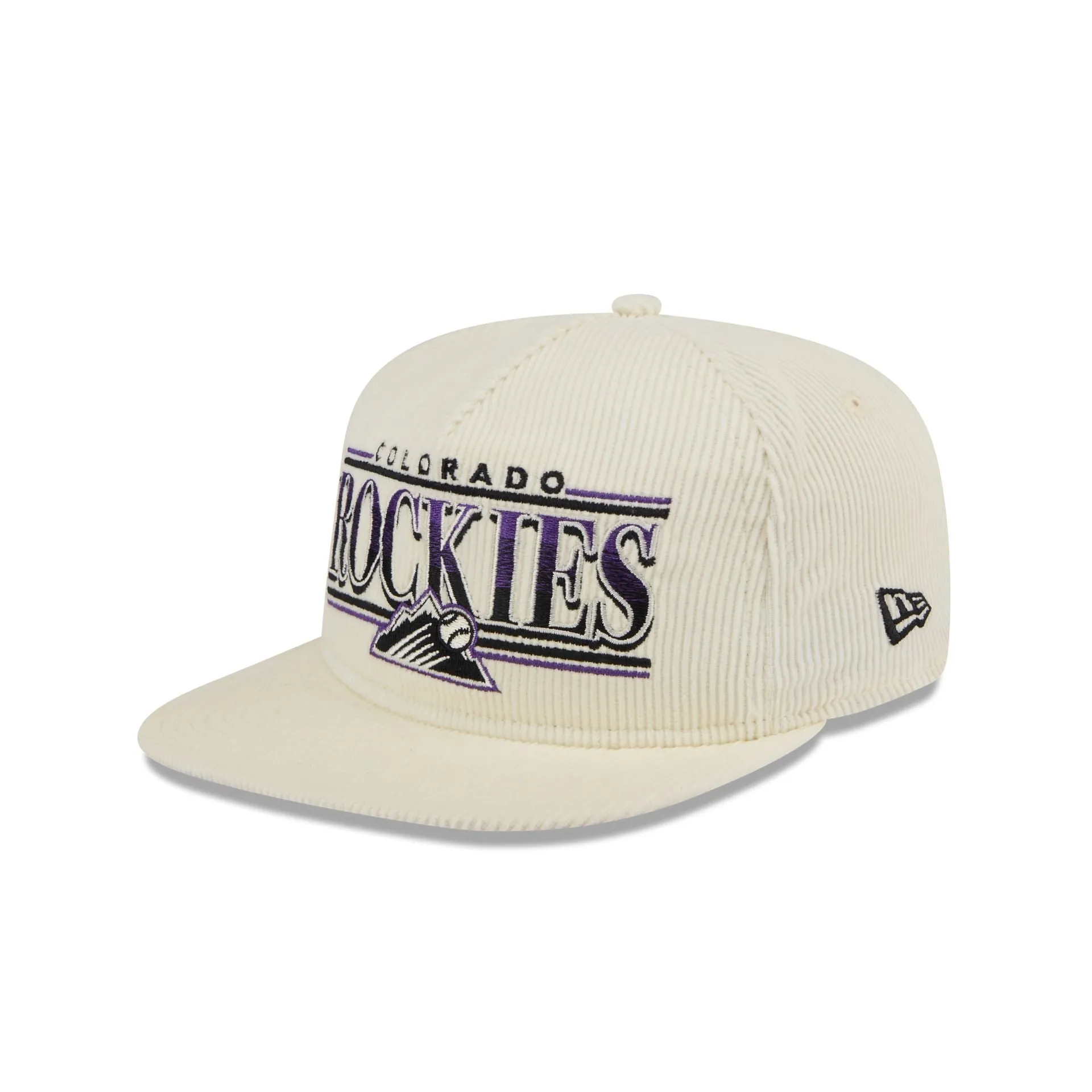 Colorado Rockies Throwback Corduroy Golfer Hat sold by New Era product image thumbnail 3
