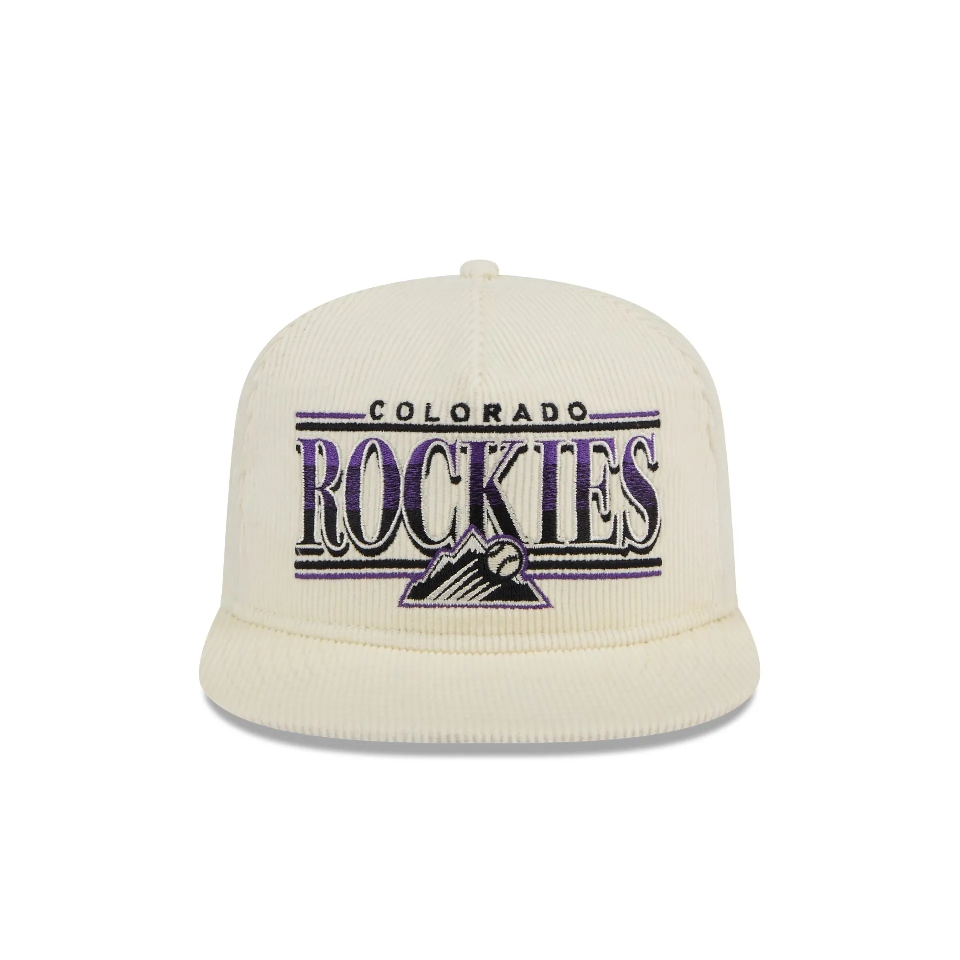 Colorado Rockies Throwback Corduroy Golfer Hat sold by New Era product image thumbnail 2