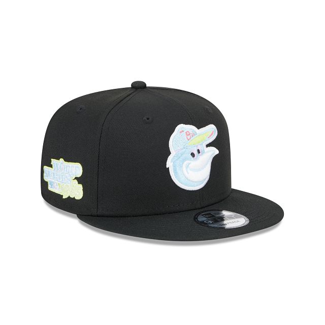 Baltimore Orioles Color Pack Black 9FIFTY Snapback Hat sold by New Era