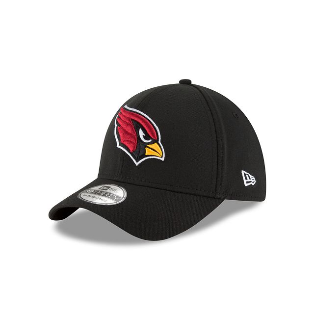 Arizona Cardinals Team Classic Black 39THIRTY Stretch Fit Hat sold by New Era