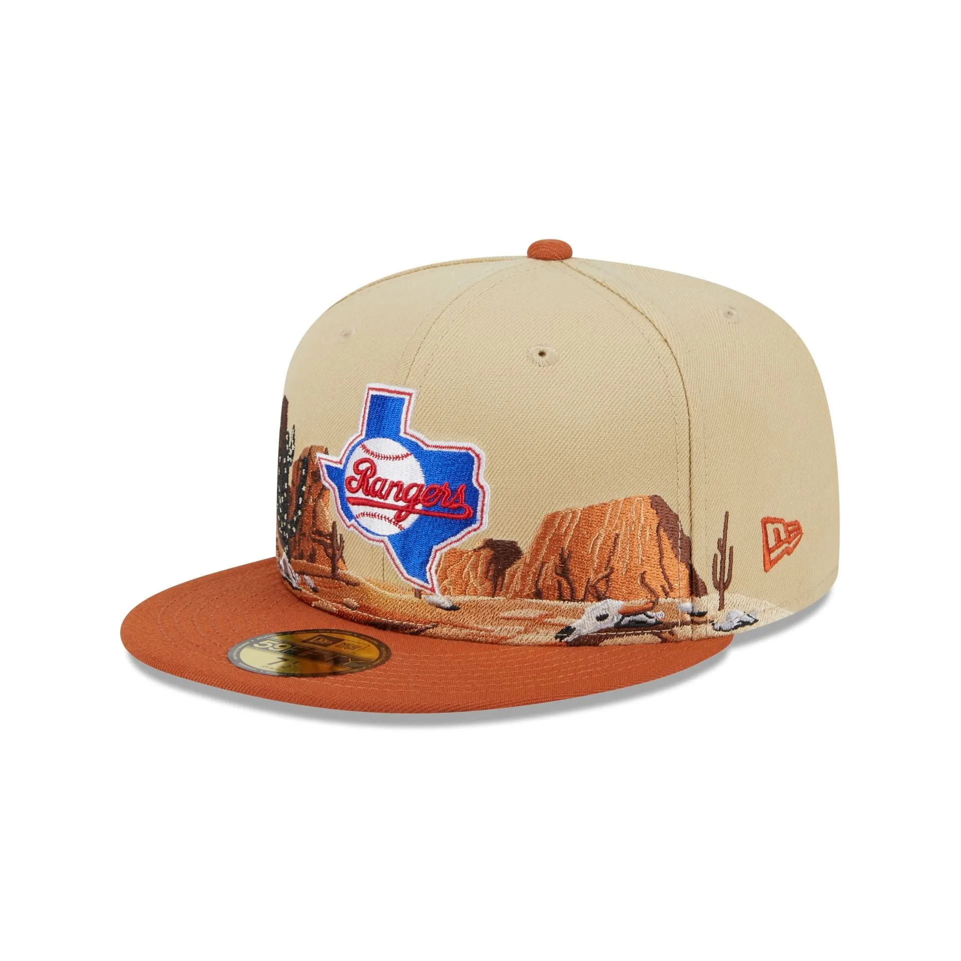 Texas Rangers Team Landscape 59FIFTY Fitted Hat sold by New Era