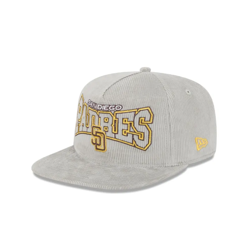 San Diego Padres Gray Cord Golfer Hat sold by New Era