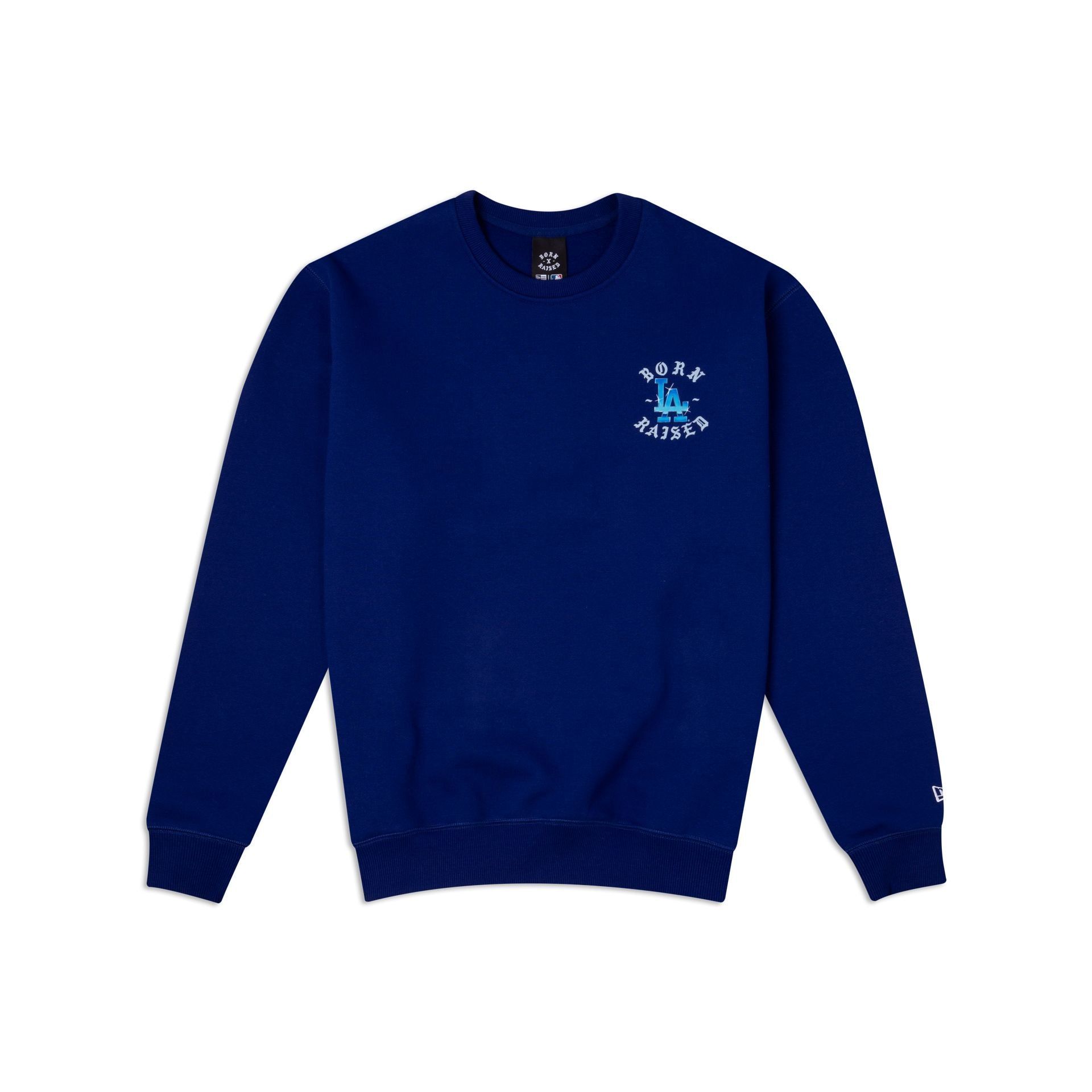 Born X Raised Los Angeles Dodgers Blue Crewneck sold by New Era