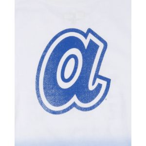 Atlanta Braves Throwback Dip Dye T-Shirt sold by New Era