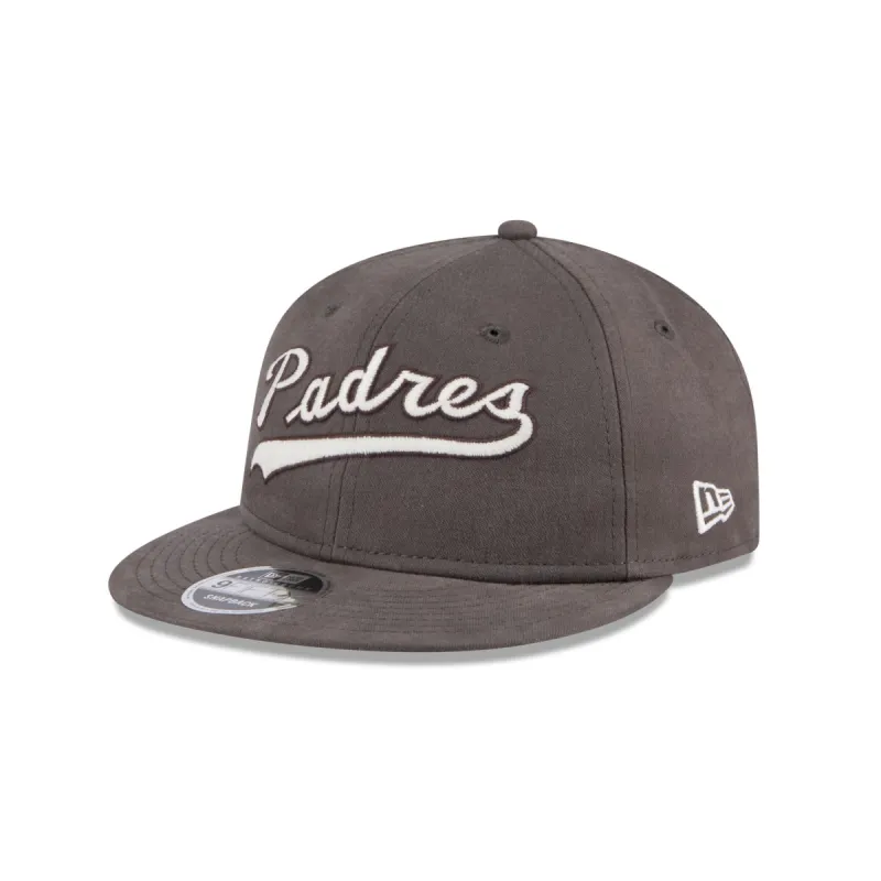 San Diego Padres Vintage Retro Crown 9FIFTY Snapback Hat sold by New Era