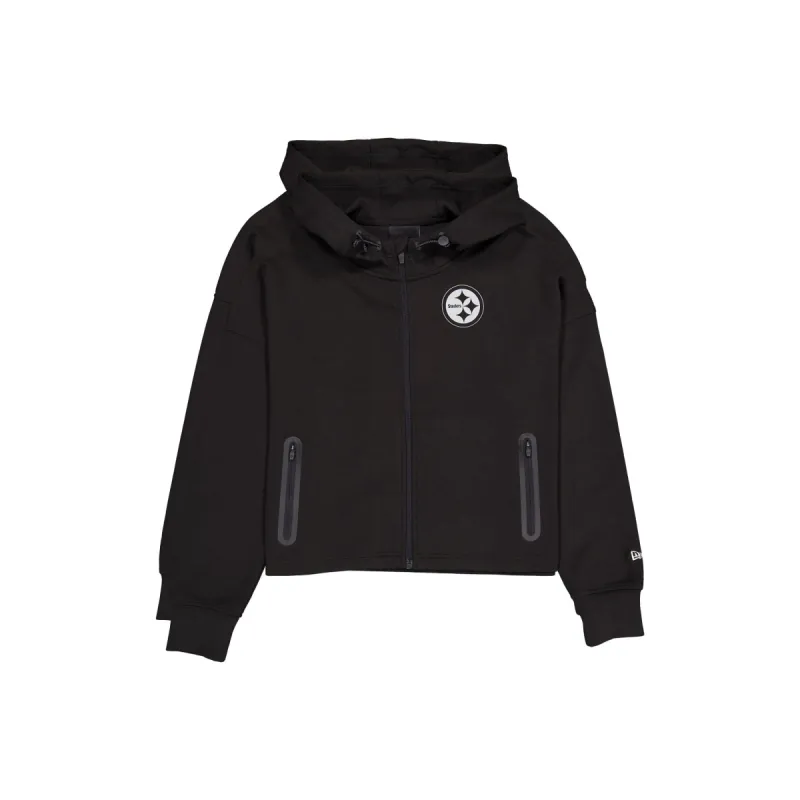 Pittsburgh Steelers Active Women's Full-Zip Hoodie made by New Era