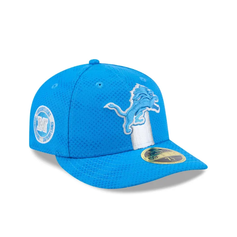 Detroit Lions 2024 Sideline Low Profile 59FIFTY Fitted Hat sold by New Era
