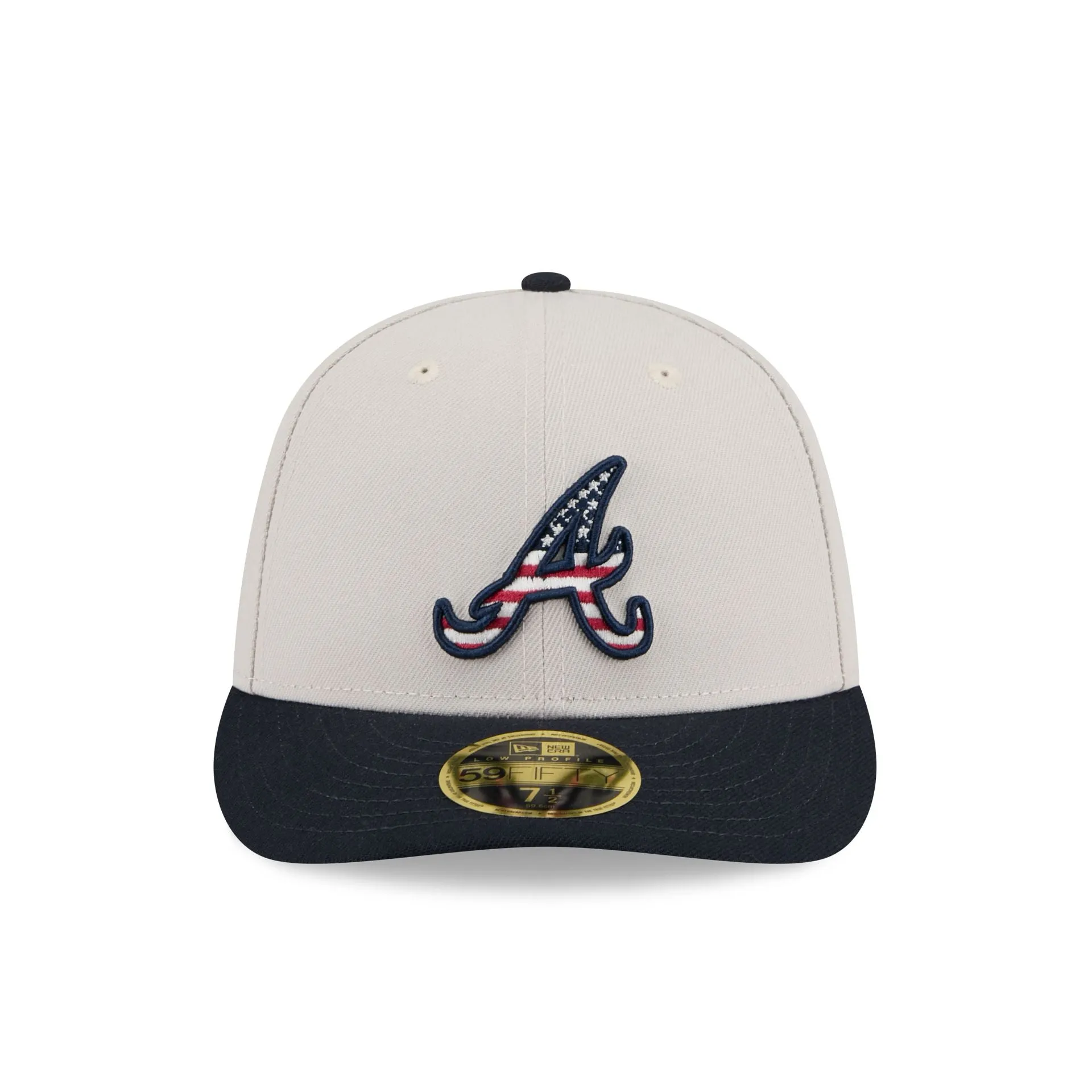 Atlanta Braves Independence Day 2024 Low Profile 59FIFTY Fitted Hat sold by New Era product image thumbnail 2