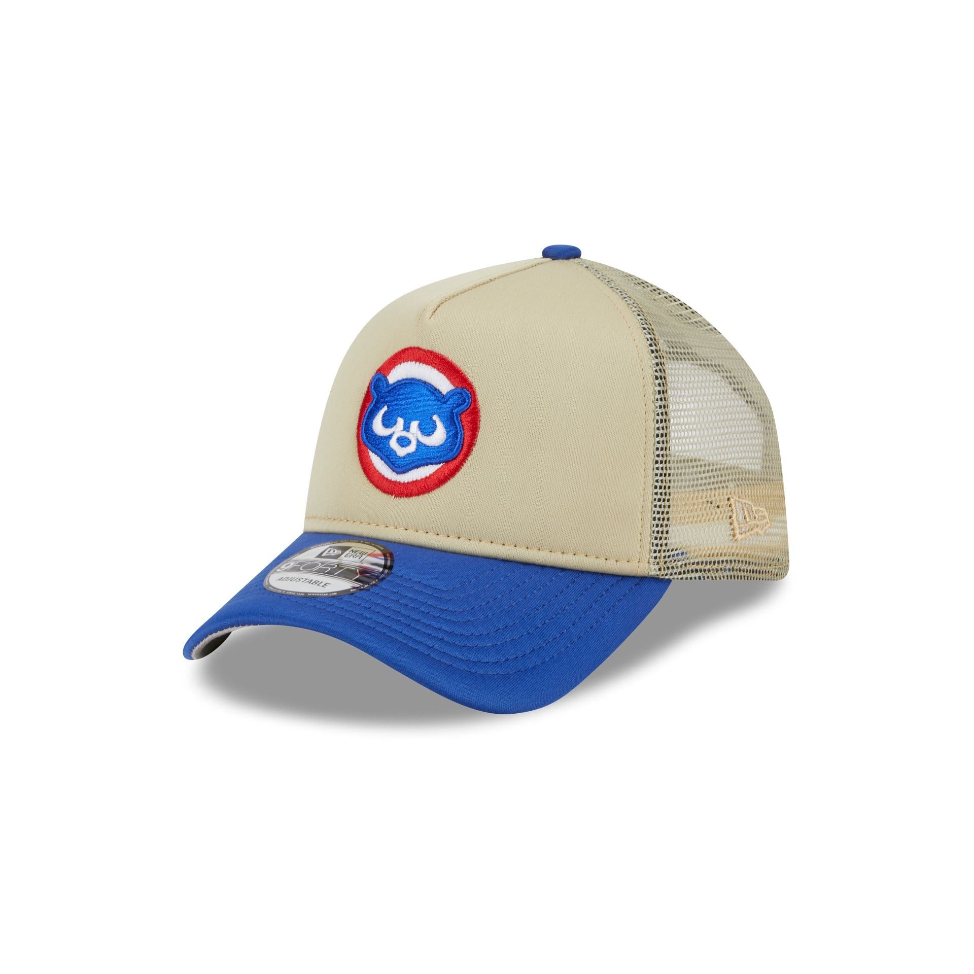 Chicago Cubs All Day 9FORTY A-Frame Trucker Hat sold by New Era