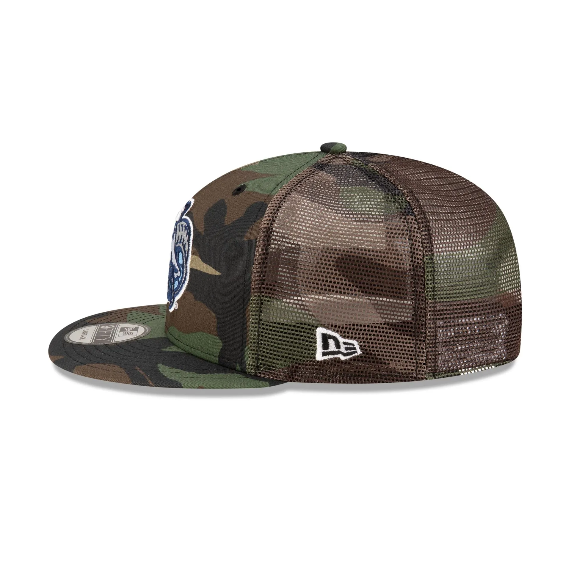 North Carolina Tar Heels Camo 9FIFTY Trucker Hat sold by New Era product image thumbnail 4