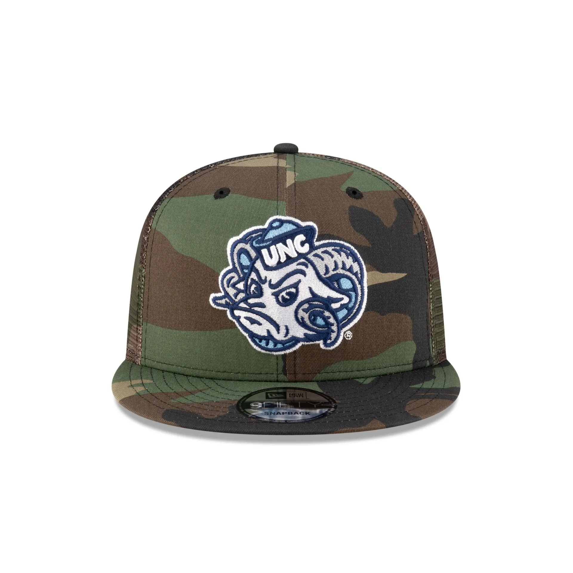 North Carolina Tar Heels Camo 9FIFTY Trucker Hat sold by New Era product image thumbnail 2