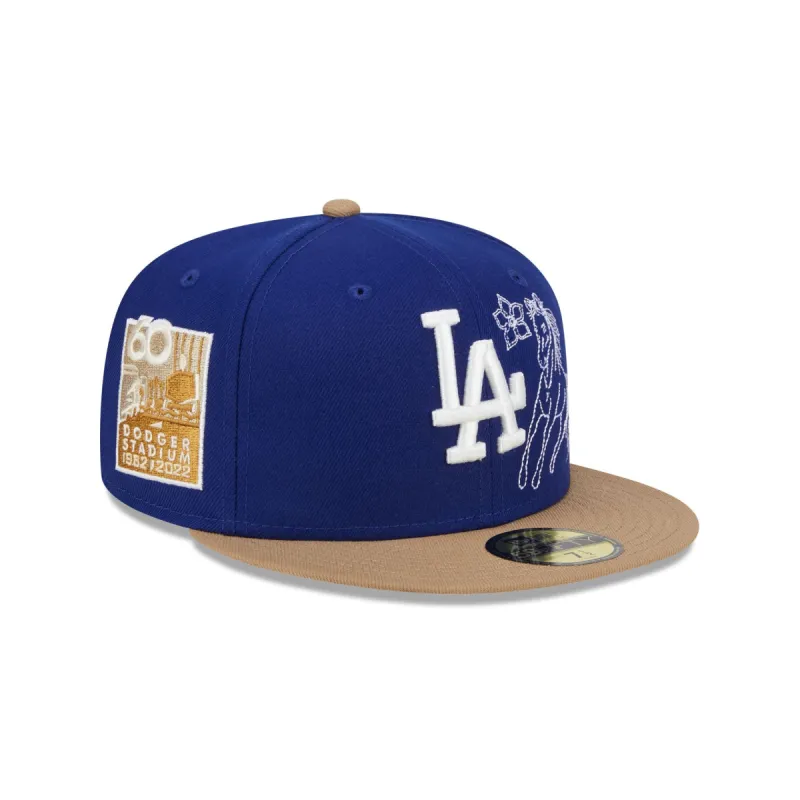 Los Angeles Dodgers Western Khaki 59FIFTY Fitted Hat sold by New Era