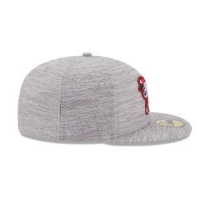Cincinnati Reds 2023 Clubhouse Gray 59FIFTY Fitted Hat sold by New Era
