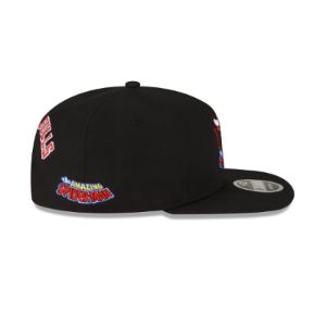 Marvel X Chicago Bulls Black 9FIFTY Snapback Hat sold by New Era