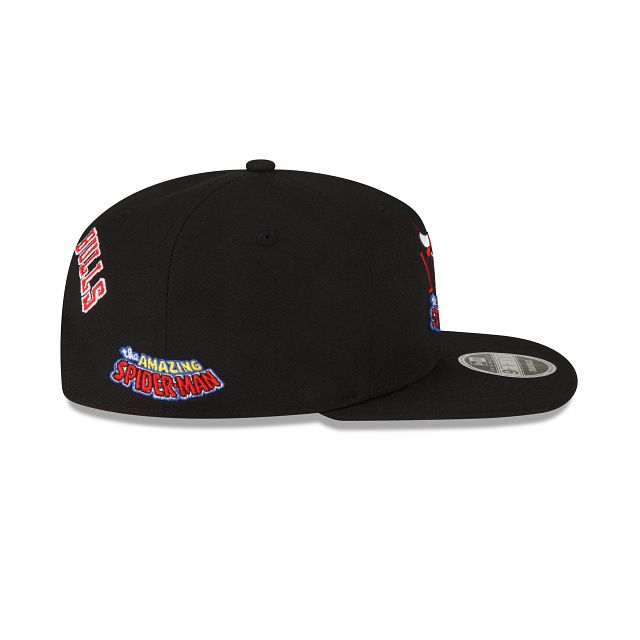 Marvel X Chicago Bulls Black 9FIFTY Snapback Hat sold by New Era product image thumbnail 5