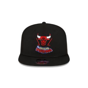 Marvel X Chicago Bulls Black 9FIFTY Snapback Hat sold by New Era