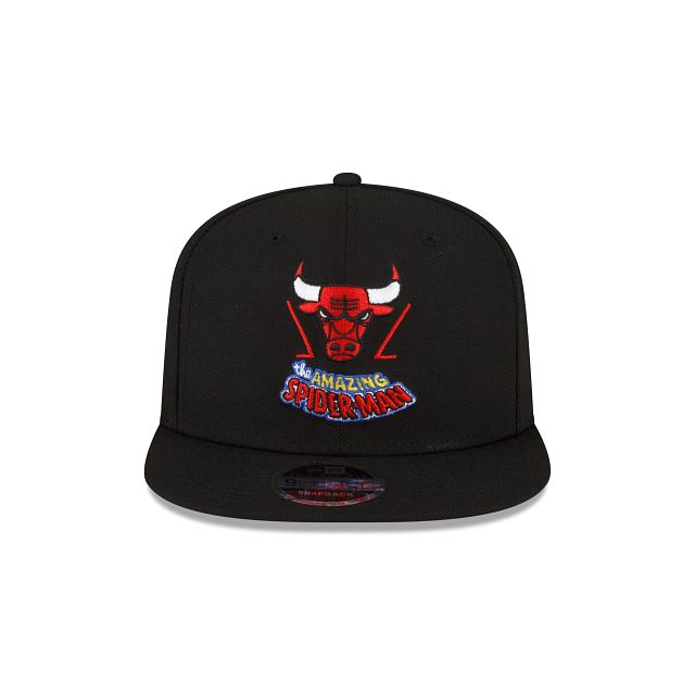 Marvel X Chicago Bulls Black 9FIFTY Snapback Hat sold by New Era product image thumbnail 2
