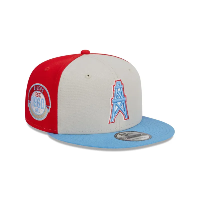 Houston Oilers 2023 Sideline Historic 9FIFTY Snapback sold by New Era