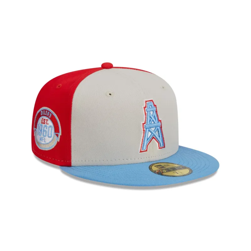 Houston Oilers 2023 Sideline Historic 59FIFTY Fitted sold by New Era