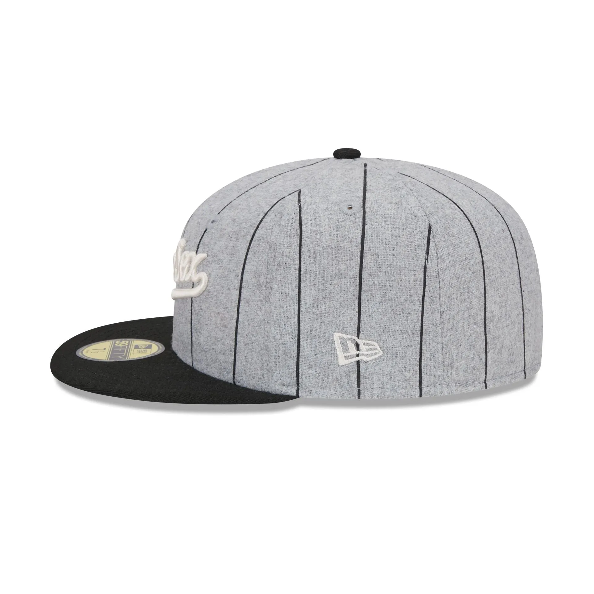 Chicago White Sox Heather Pinstripe 59FIFTY Fitted Hat sold by New Era product image thumbnail 4