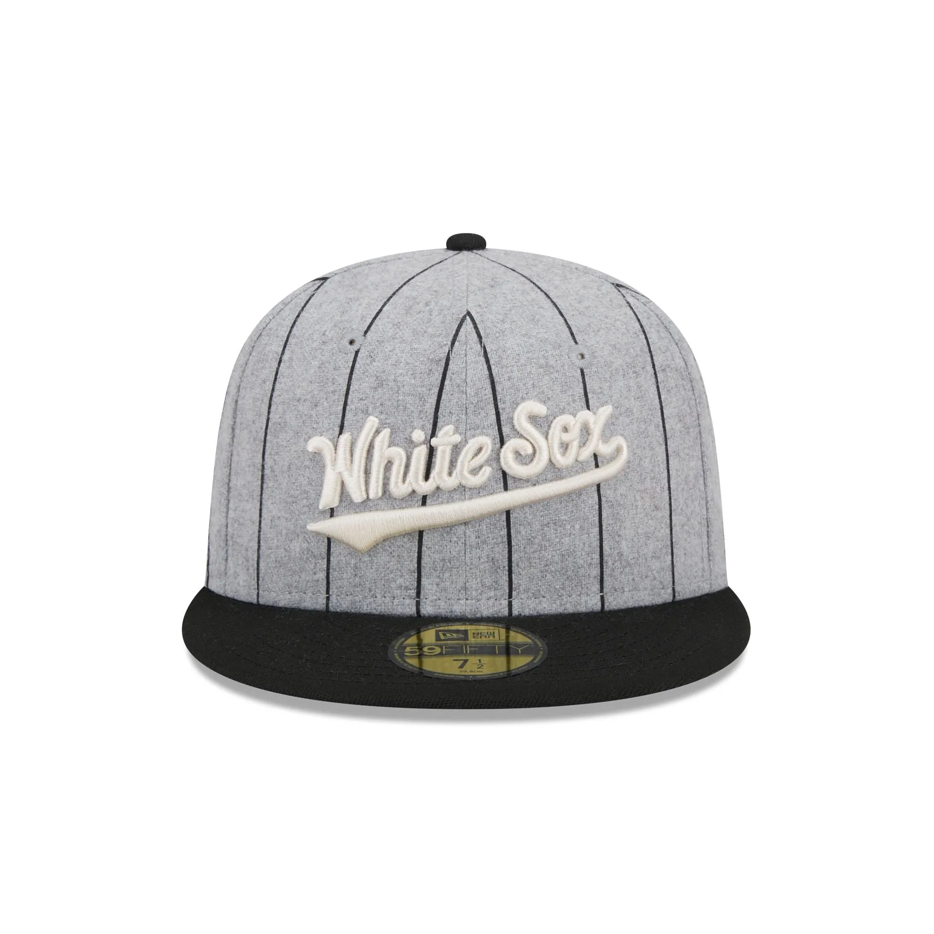 Chicago White Sox Heather Pinstripe 59FIFTY Fitted Hat sold by New Era product image thumbnail 2