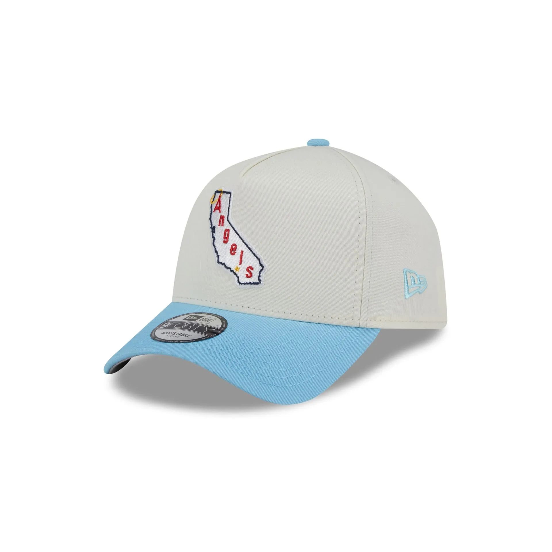Los Angeles Angels Chrome White 9FORTY A-Frame Snapback Hat sold by New Era product image thumbnail 3