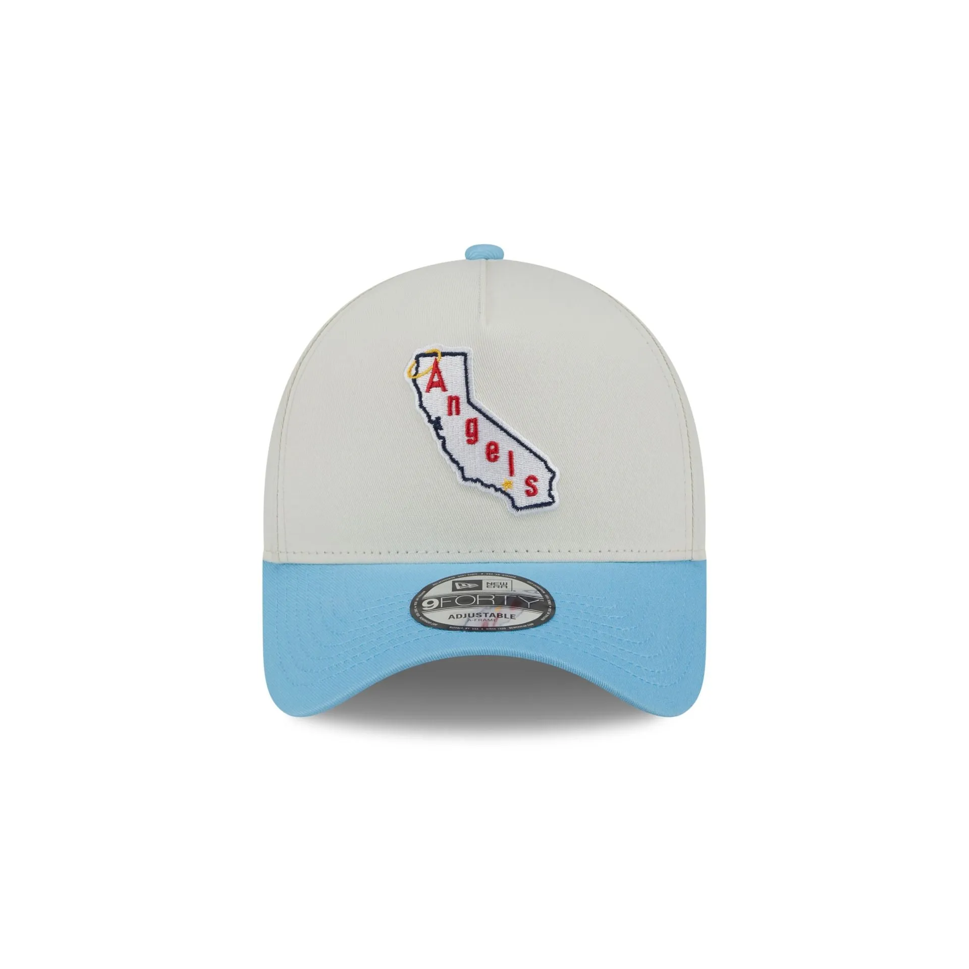 Los Angeles Angels Chrome White 9FORTY A-Frame Snapback Hat sold by New Era product image thumbnail 2