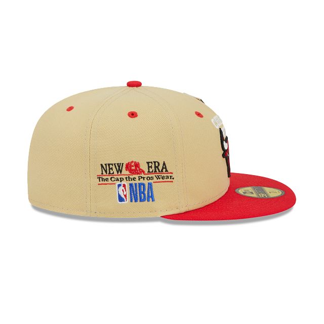 Chicago Bulls Tan 59FIFTY Fitted Hat sold by New Era product image thumbnail 4