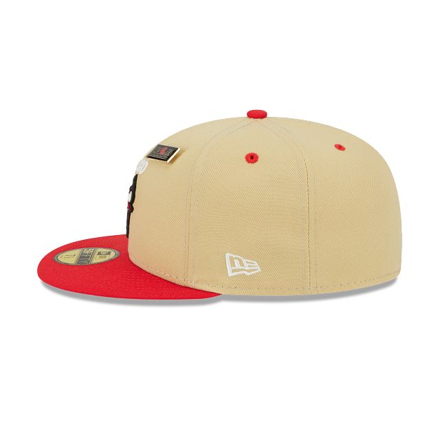 Chicago Bulls Tan 59FIFTY Fitted Hat sold by New Era product image thumbnail 5