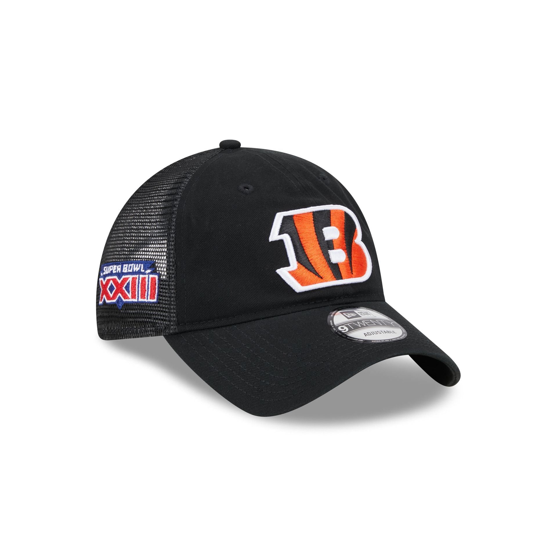 Cincinnati Bengals Throwback 9TWENTY Trucker Hat sold by New Era