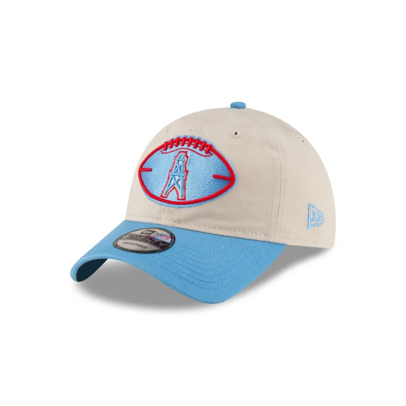 NFL Oilers 2024 Historic Sideline 9TWENTY Adjustable Hat sold by New Era