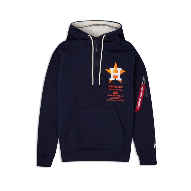 Alpha Industries X Houston Astros Zipper Hoodie sold by New Era